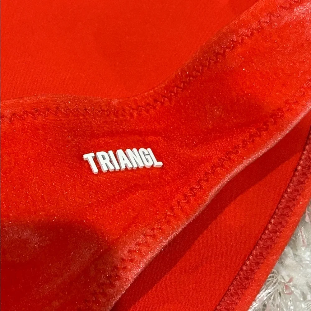 Triangl Swimwear Vibrant Orange Bikini Set - Picture 3 of 8